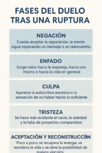 fases ruptura de pareja